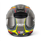 Sway Helmets Nardo Gray With Yellow And Black Kapalı Kask