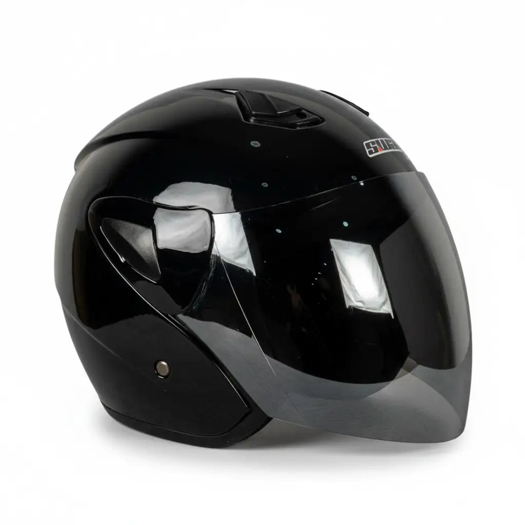 Sway Helmets Soild Black Açık Kask