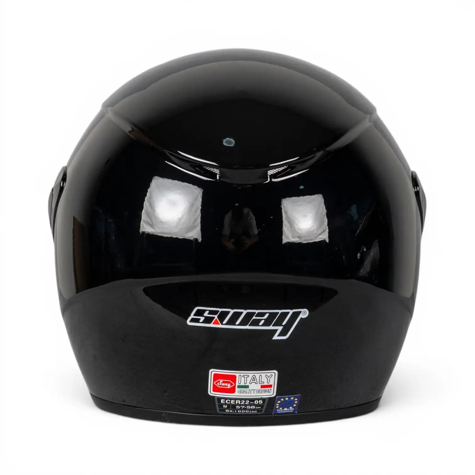 Sway Helmets Soild Black Açık Kask