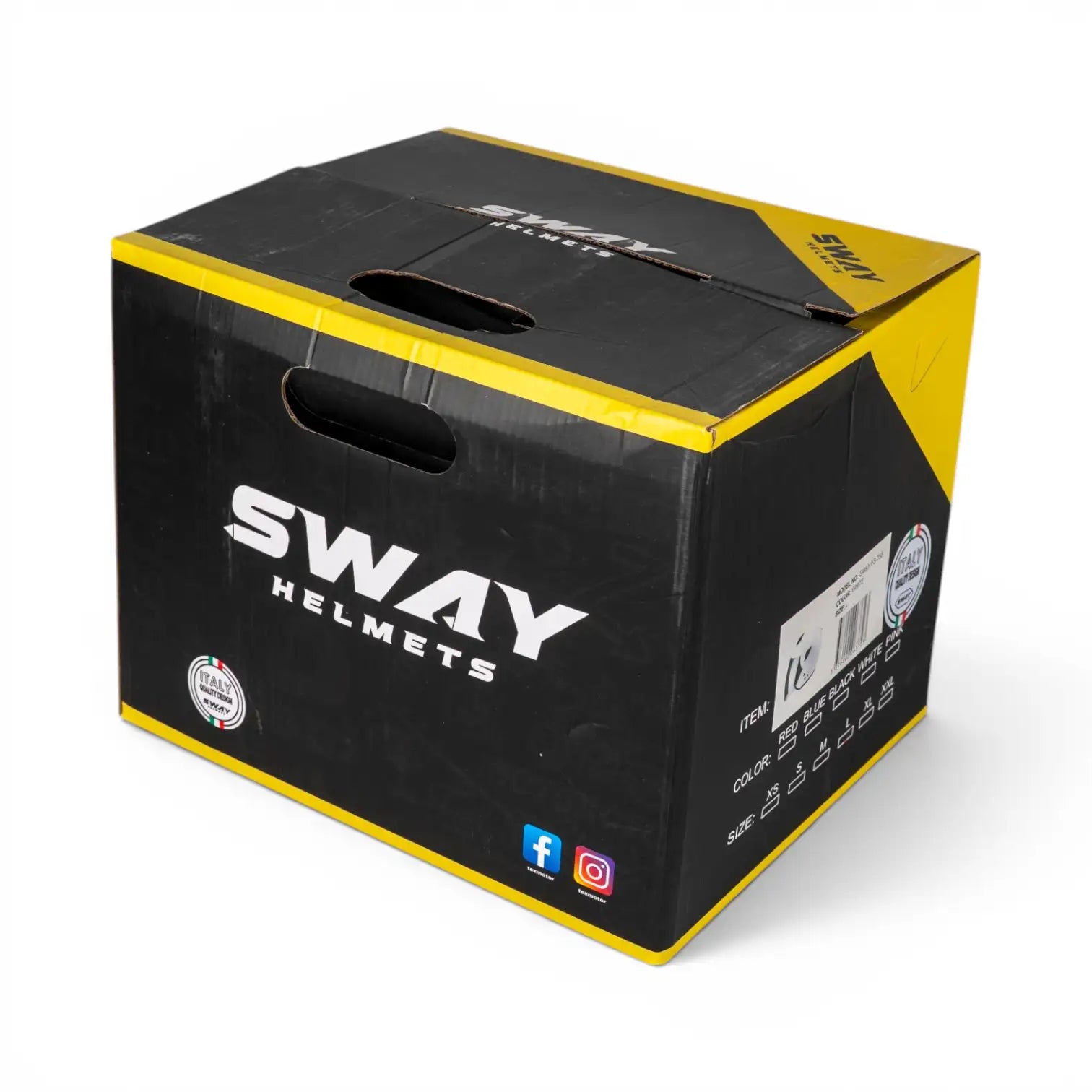 Sway Helmets Soild White Açık Kask