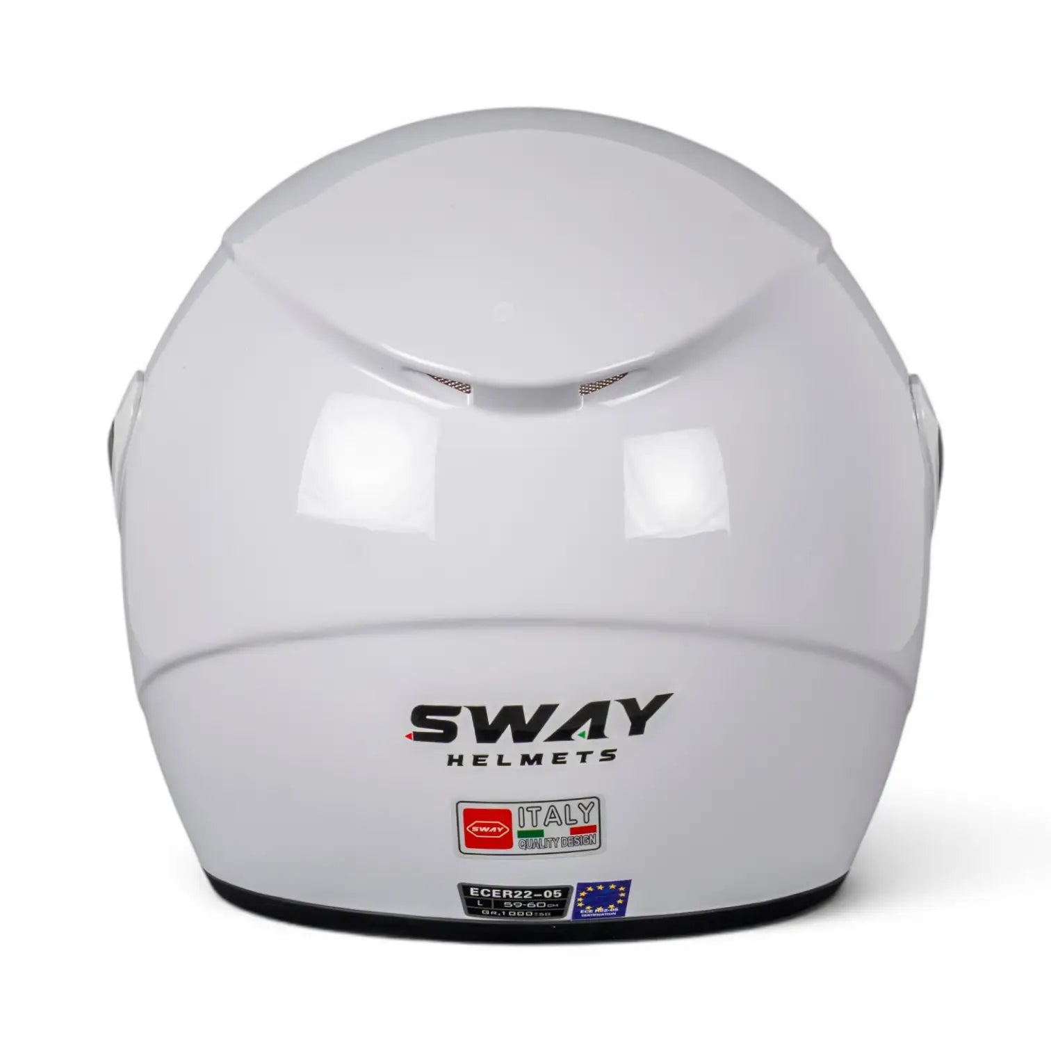 Sway Helmets Soild White Açık Kask