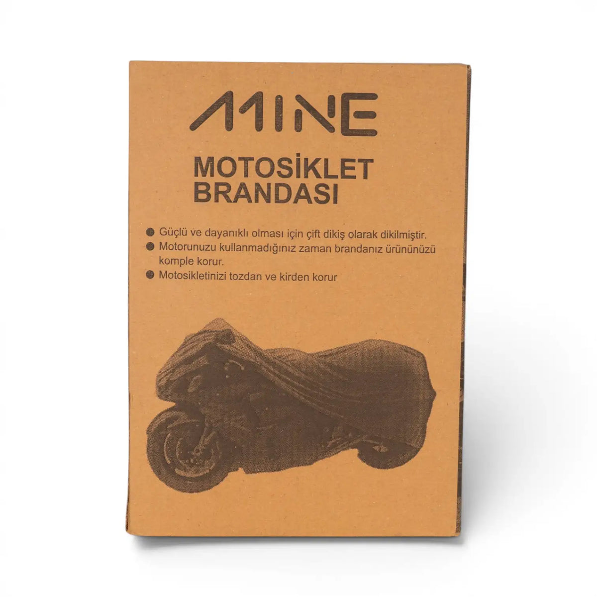 Mine Su Geçirmez Çift Dikişli Motosiklet Brandası