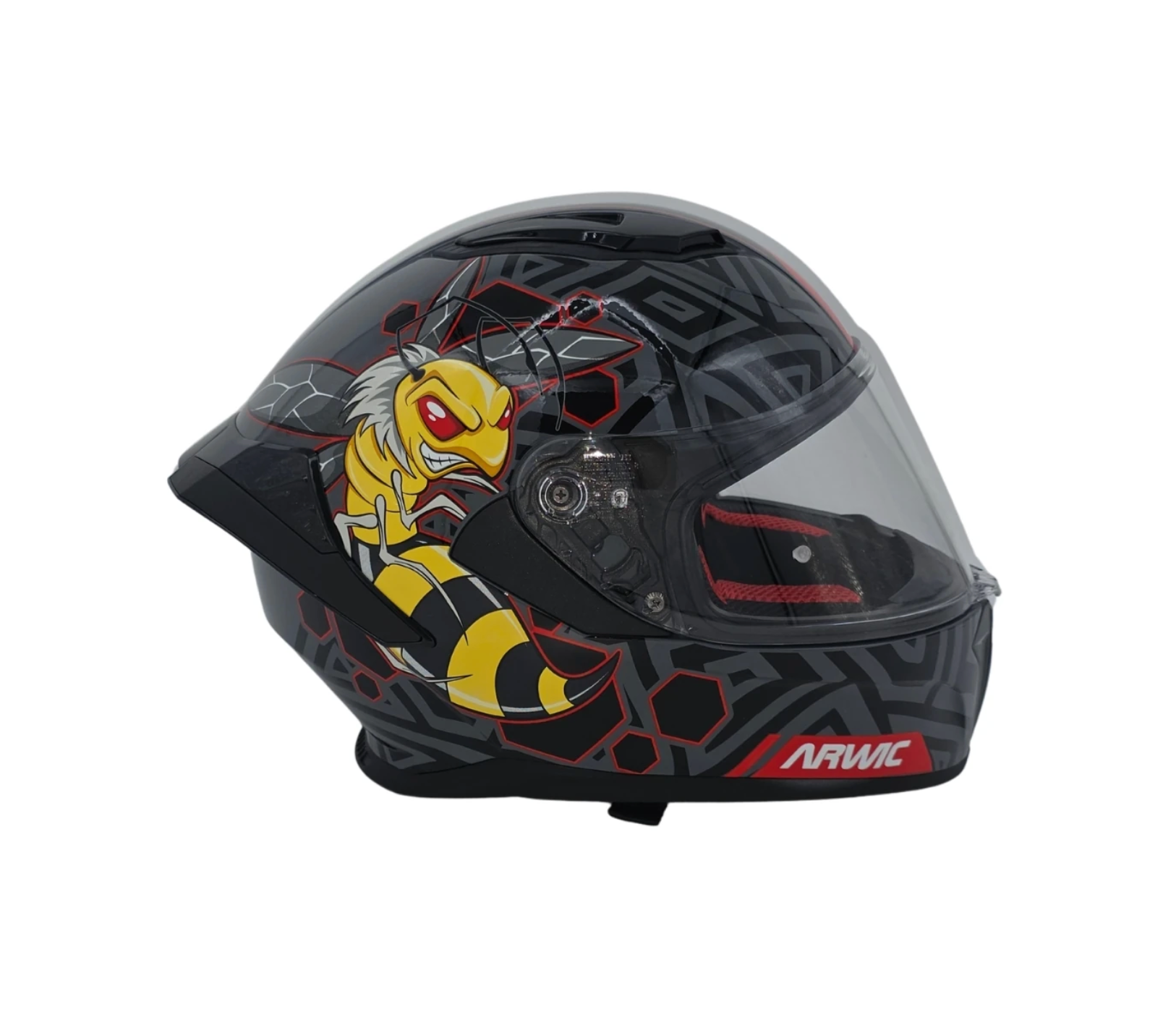 Arwic Çocuk Full Face Motosiklet Kaskı AR931 BEE Güneş Vizörlü ECE-R 22.06