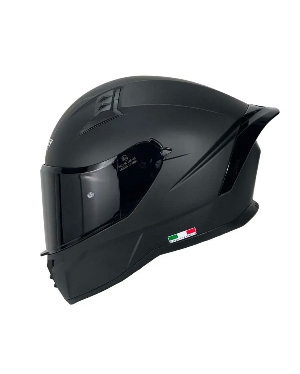 SWAY 869 Matt Black Full Face Motosiklet Kaskı
