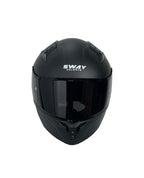 SWAY 869 Matt Black Full Face Motosiklet Kaskı