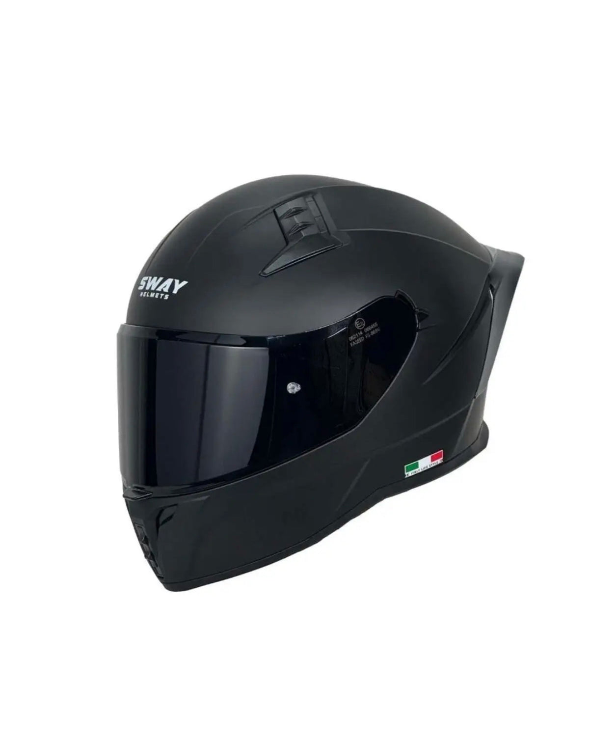 SWAY 869 Matt Black Full Face Motosiklet Kaskı