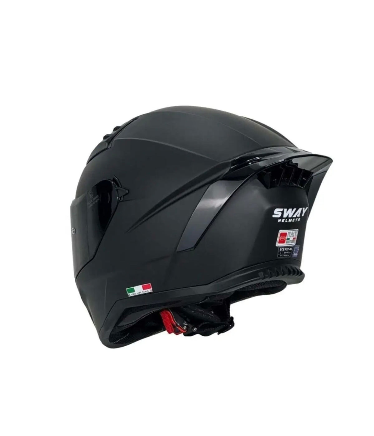 SWAY 869 Matt Black Full Face Motosiklet Kaskı