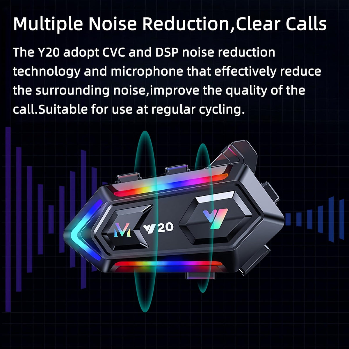 Y20 Bluetooth Motosiklet Kask Intercom