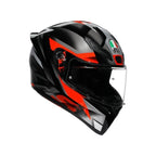 AGV K1 S Fastlap Black Grey Red Full Face Motosiklet Kaskı