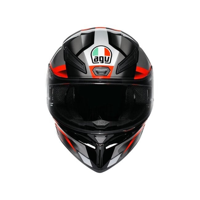 AGV K1 S Fastlap Black Grey Red Full Face Motosiklet Kaskı