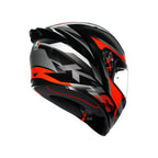 AGV K1 S Fastlap Black Grey Red Full Face Motosiklet Kaskı