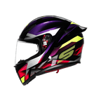 AGV K1 S Fastlap Black Purple Pink Full Face Motosiklet Kaskı