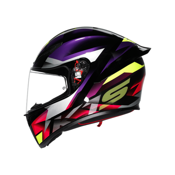 AGV K1 S Fastlap Black Purple Pink Full Face Motosiklet Kaskı