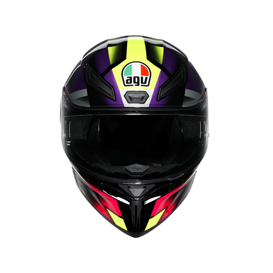AGV K1 S Fastlap Black Purple Pink Full Face Motosiklet Kaskı