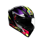 AGV K1 S Fastlap Black Purple Pink Full Face Motosiklet Kaskı