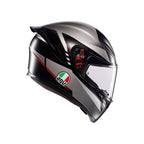 AGV K1 S Lap Matt Black Grey Red Full Face Motosiklet Kaskı