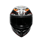 AGV K1 S E2206 Lyzard Matt Black Grey Red Full Face Motosiklet Kaskı