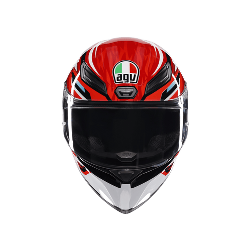 AGV K1 S Lion Black Red White Configuration Full Face Motosiklet Kaskı
