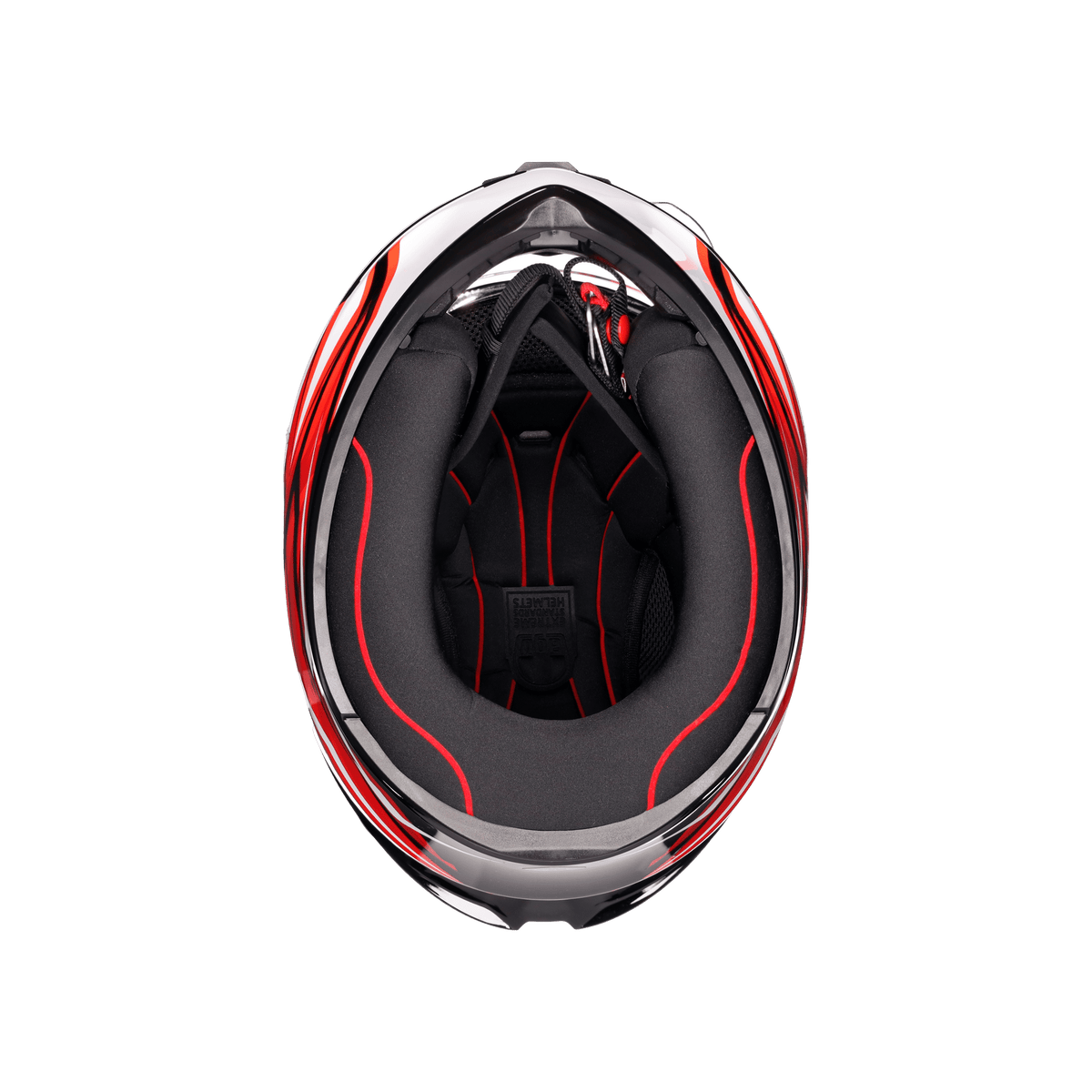 AGV K1 S Lion Black Red White Configuration Full Face Motosiklet Kaskı