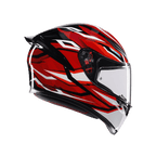 AGV K1 S Lion Black Red White Configuration Full Face Motosiklet Kaskı