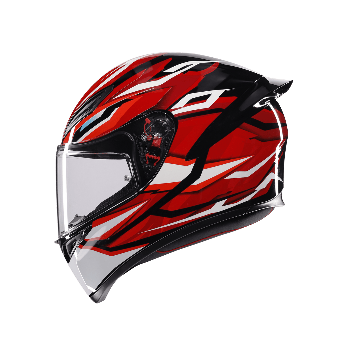 AGV K1 S Lion Black Red White Configuration Full Face Motosiklet Kaskı