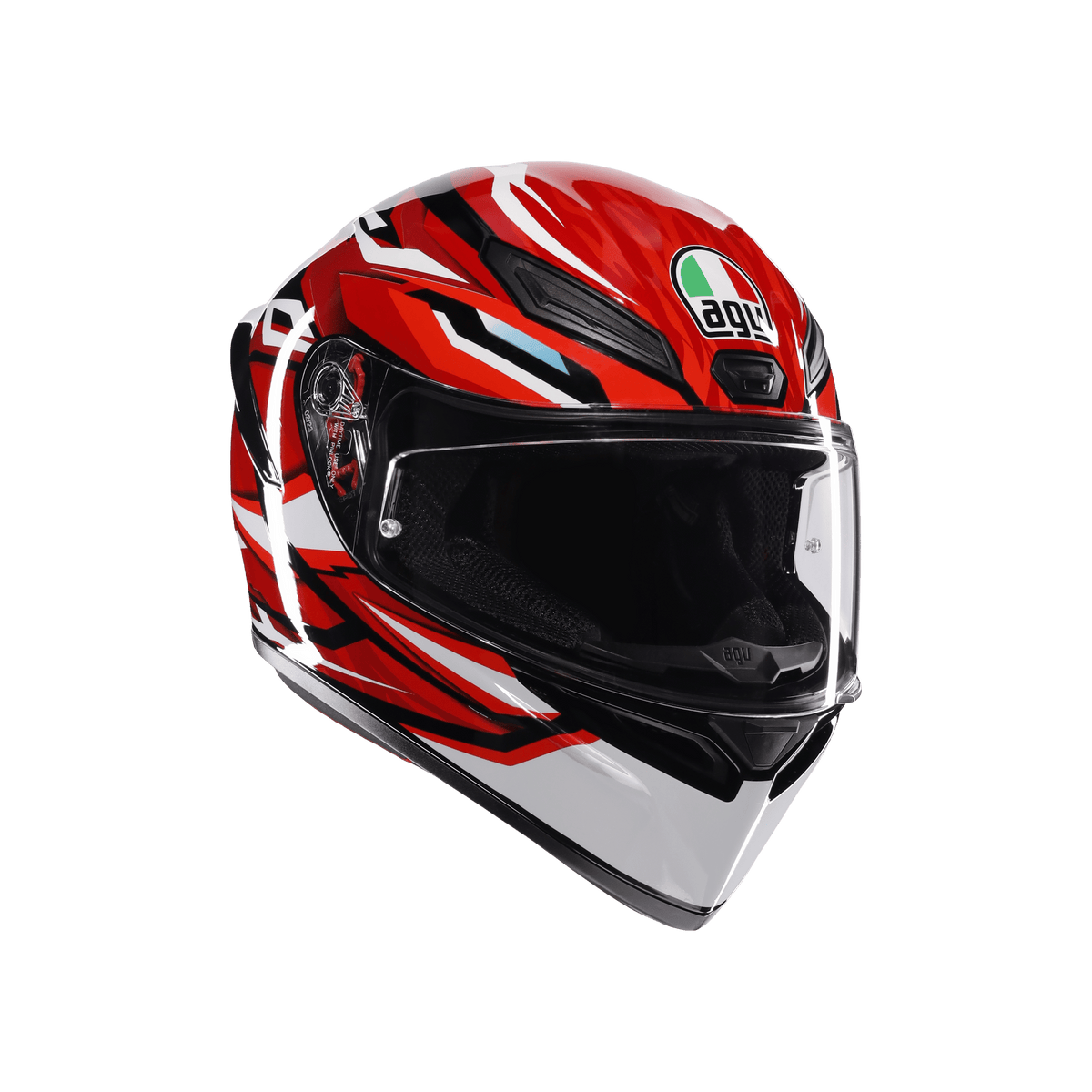 AGV K1 S Lion Black Red White Configuration Full Face Motosiklet Kaskı