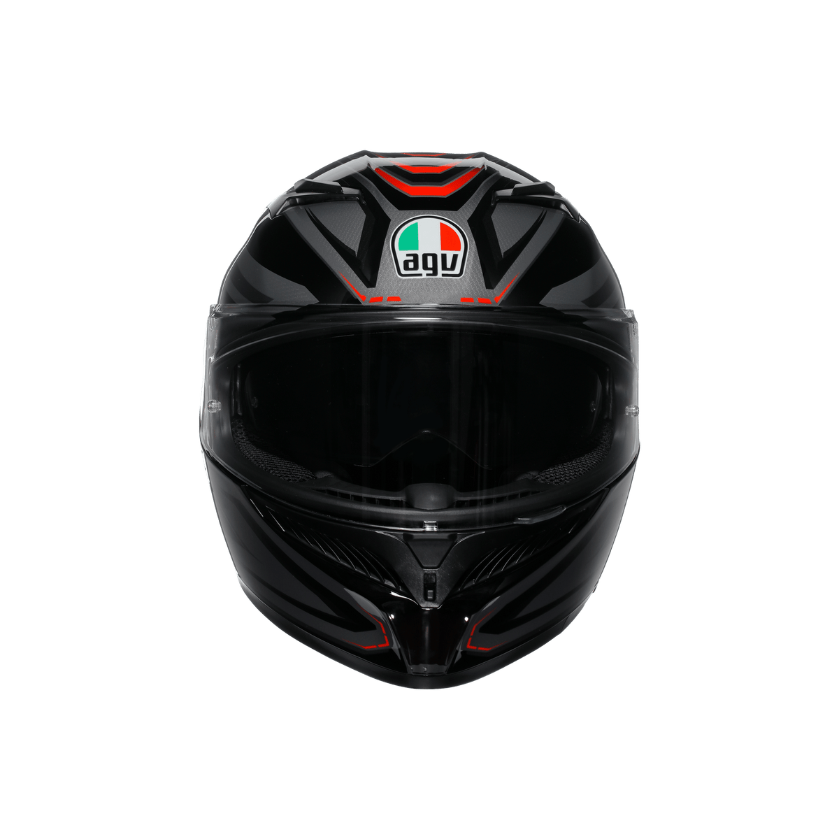 AGV K3 MPLK Syth Black Red Full Face Motosiklet Kaskı