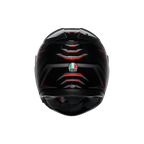 AGV K3 MPLK Syth Black Red Full Face Motosiklet Kaskı
