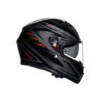 AGV K3 MPLK Syth Black Red Full Face Motosiklet Kaskı