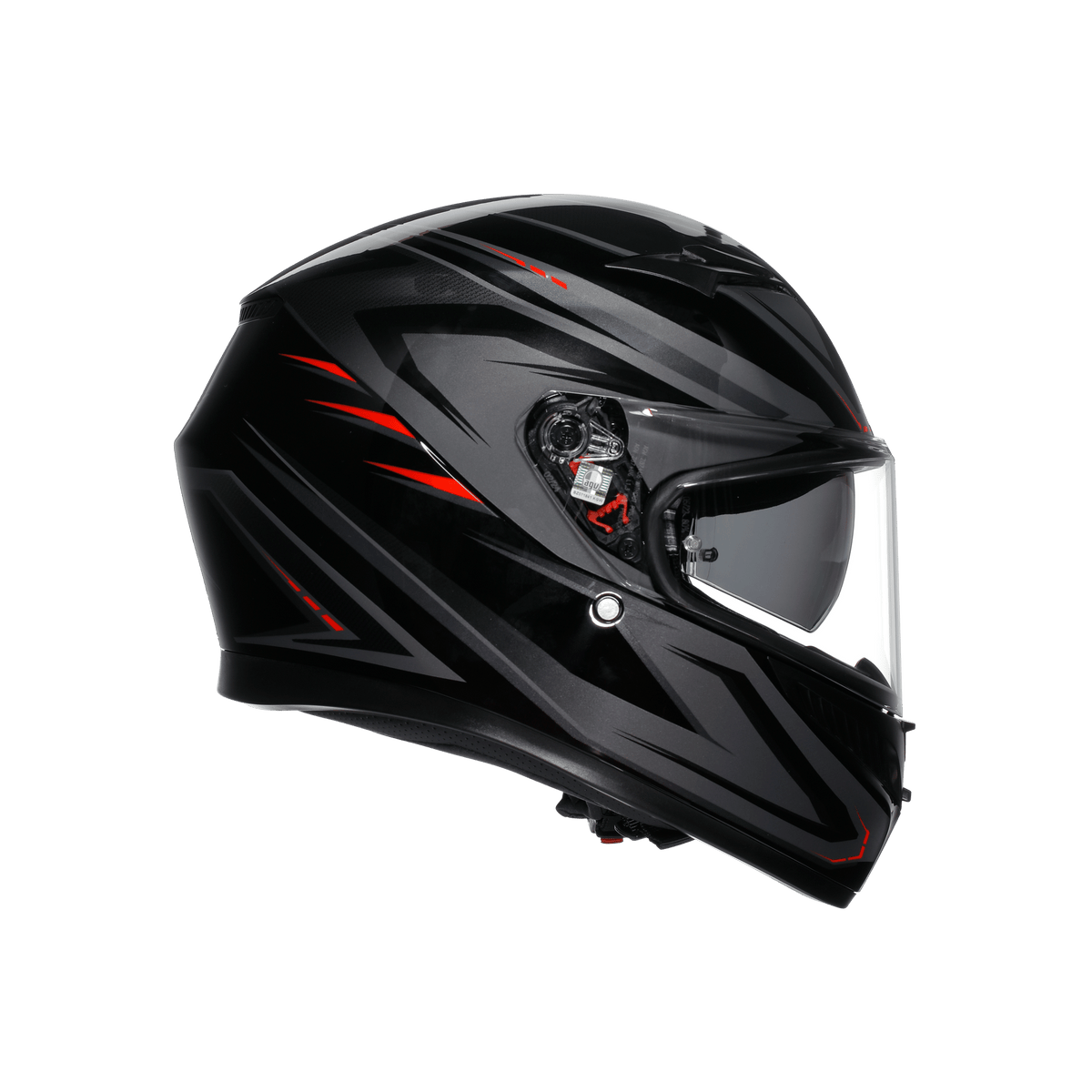 AGV K3 MPLK Syth Black Red Full Face Motosiklet Kaskı