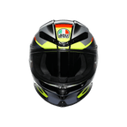 AGV K6 S Erazer Black Red Yellow Fluo Full Face Motosiklet Kaskı