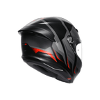 AGV K6 S Karve Matt Black Grey Red Full Face Motosiklet Kaskı