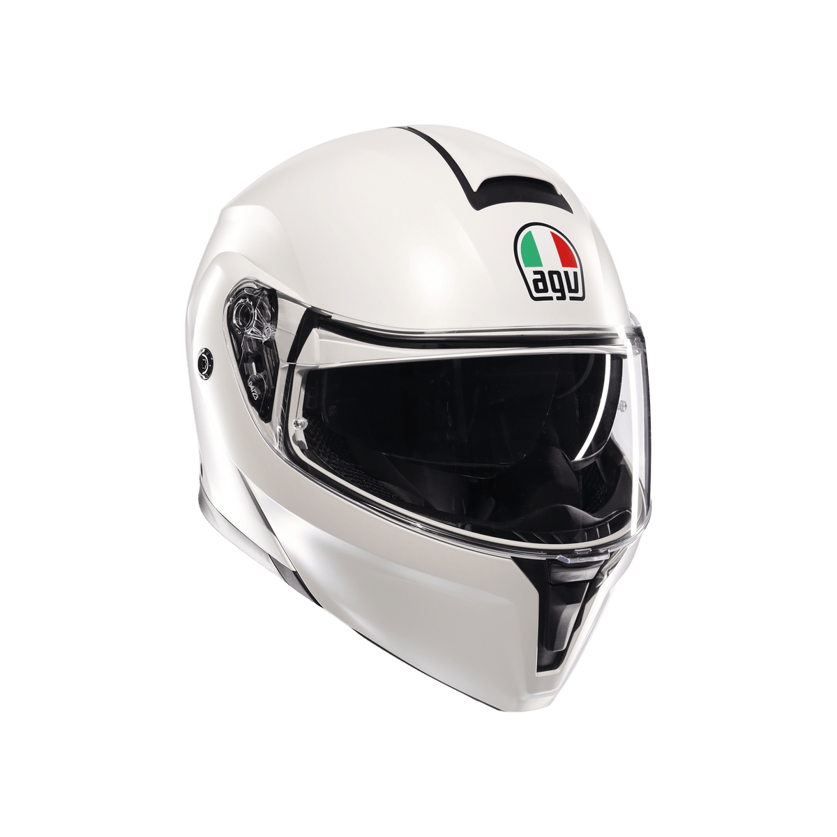 AGV Streetmodular Mono Matt Materia White Çene Açılır Motosiklet Kaskı