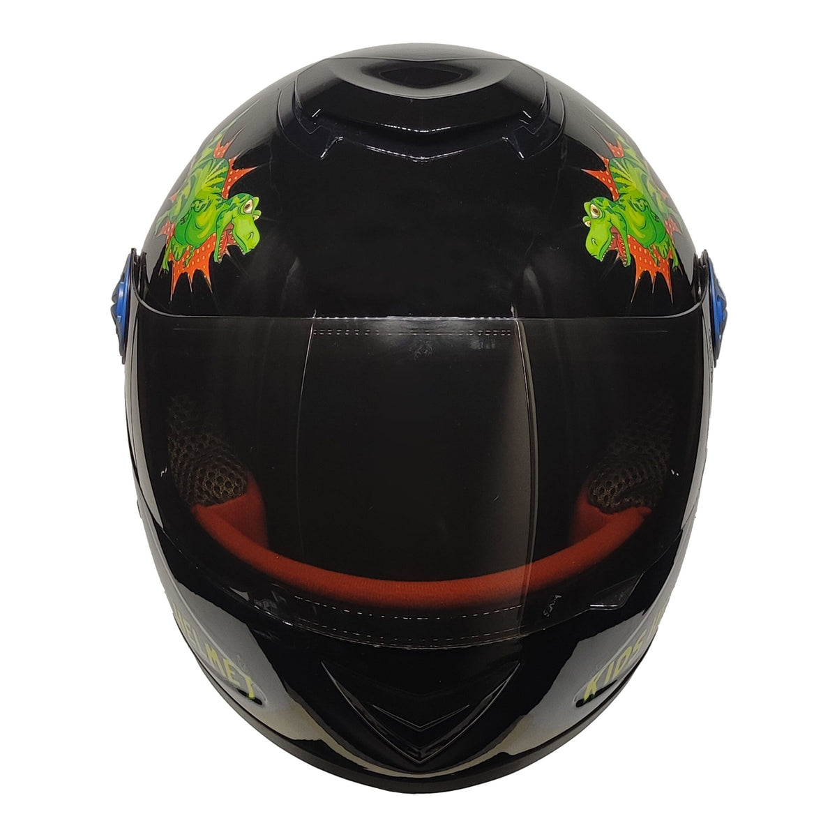 PRO HELMETS YA-201VR Full Face Çocuk Kask Dino Black