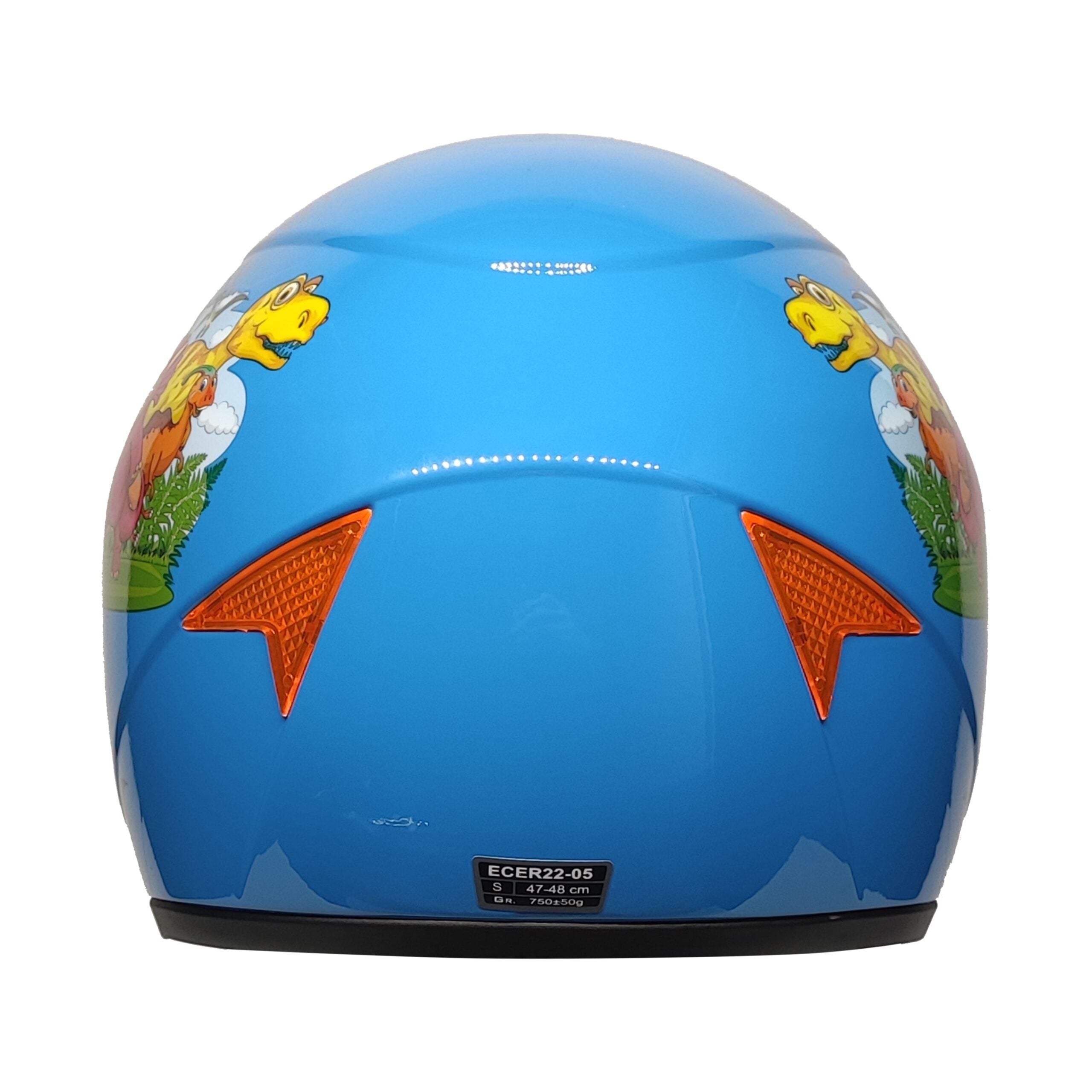 PRO HELMETS YA-201VR Full Face Çocuk Kask Dino Blue
