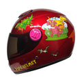 PRO HELMETS YA-201VR Full Face Çocuk Kask Dino Red