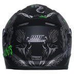 MTS M-201 Full Face Çocuk Kask Black