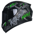 MTS M-201 Full Face Çocuk Kask Black