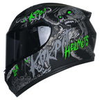 MTS M-201 Full Face Çocuk Kask Black