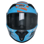 MTS M-201 Full Face Çocuk Kask Blue