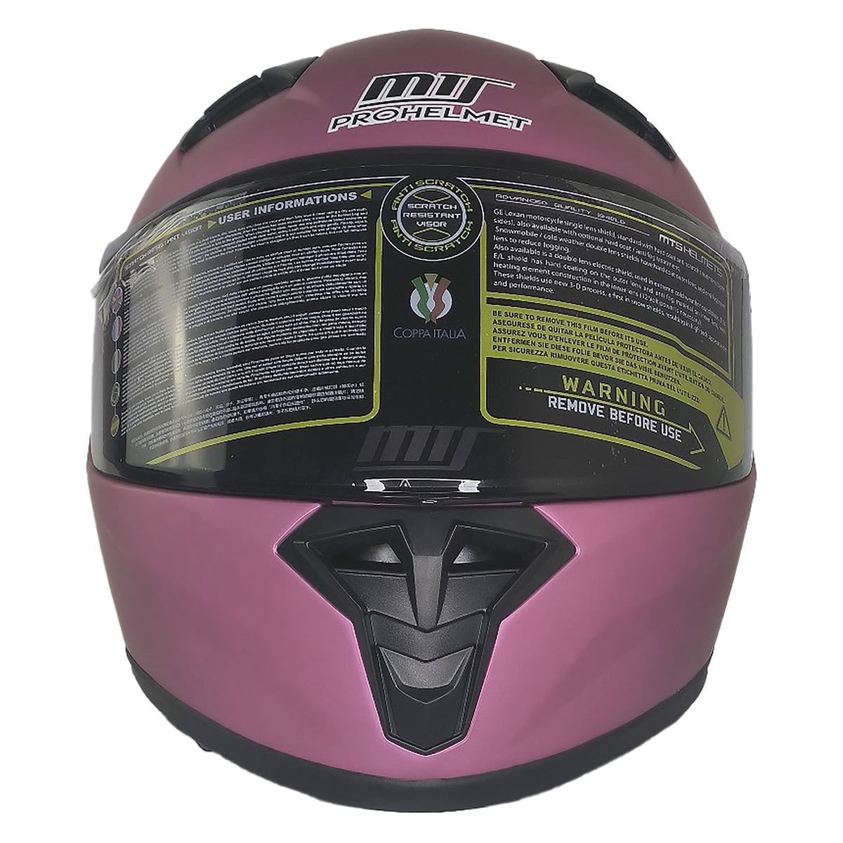 MTS M-201 Full Face Çocuk Kask Fuchsia