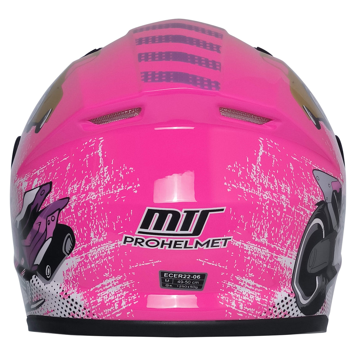MTS M-201 Full Face Çocuk Kask Pink