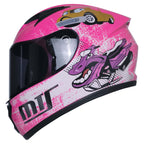 MTS M-201 Full Face Çocuk Kask Pink