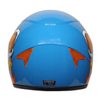 PRO HELMETS YA-201VR Full Face Çocuk Kask Skull Blue